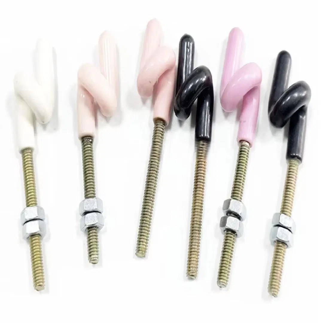 Wire Winding 99%Al2O3 Alumina Pigtail Dogtail Guide Snail Ceramic Guide