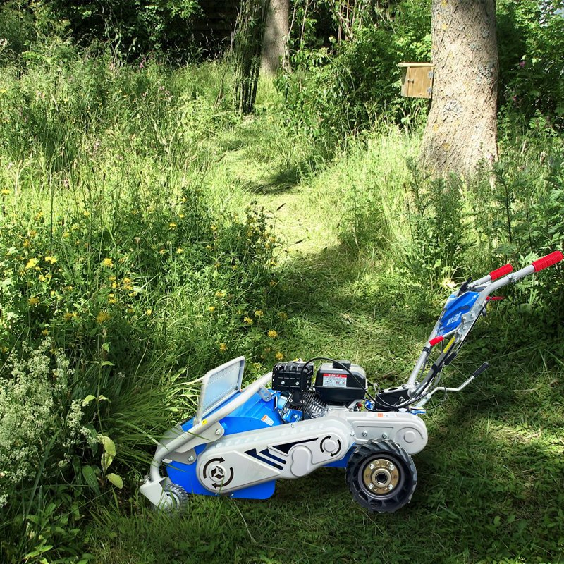 Бензиновый самоходный сенокосил HARYST 7HP с мульчером