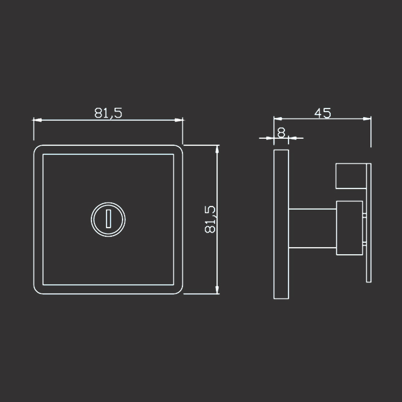 Yoursensor Hot Sale Key Selector for Central Motor and Key Switch for Automatic Door