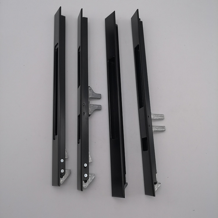 Window Concealed Handle with Lock for Screen Mesh Outward Opening Window