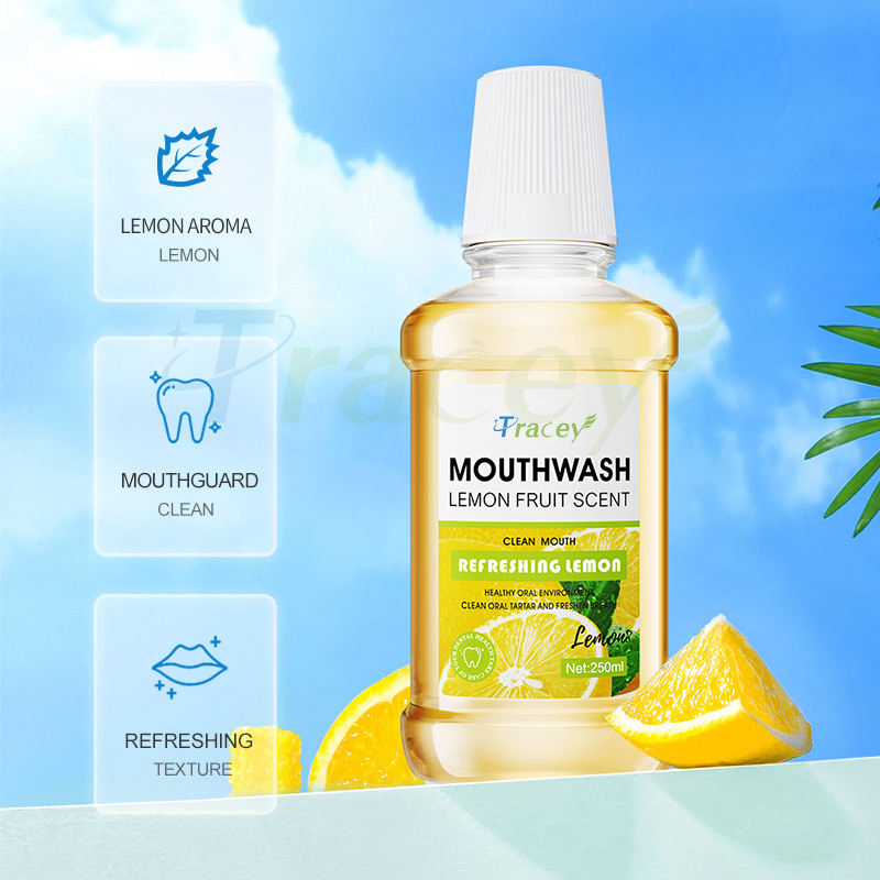 Tracey Teeth Whitening Fresh Fruit Flavor Mint Mouthwash Cleanses Breath Deodorizes Has No Alcohol Irritation Protects Tooth