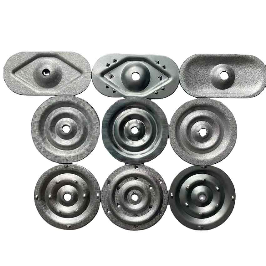 Fixed Metal Roofing Barbed Round Plate with Tpo PVC Membrane