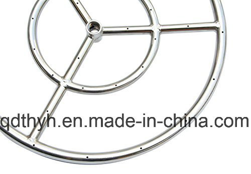 24" Double-Ring 304 Stainless Steel Burner, Custom Fire Burner Rings
