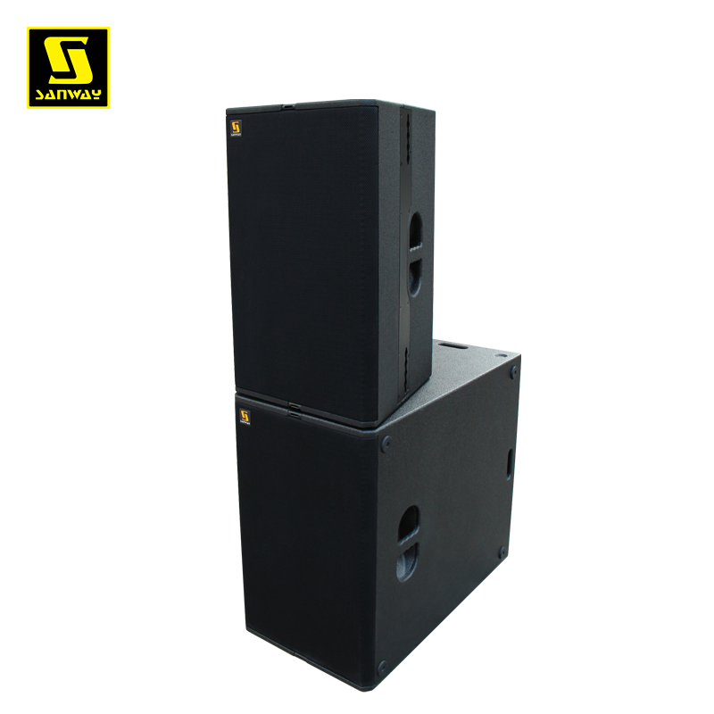 T24n Dual 12 Inch Bi-Amped Passive Line Array Full Range Line Array Speaker for Indoor Outdoor Show