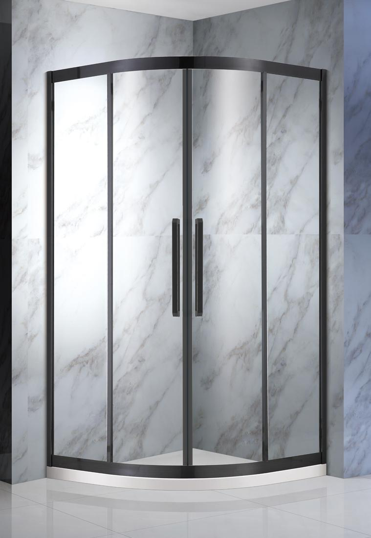 Premium-Antiscald Sliding Glass Customizable Bathroom Shower Door