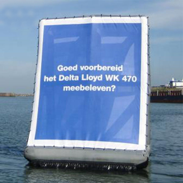 Custom Floating PVC Inflatable Frame Water Advertising Billboard