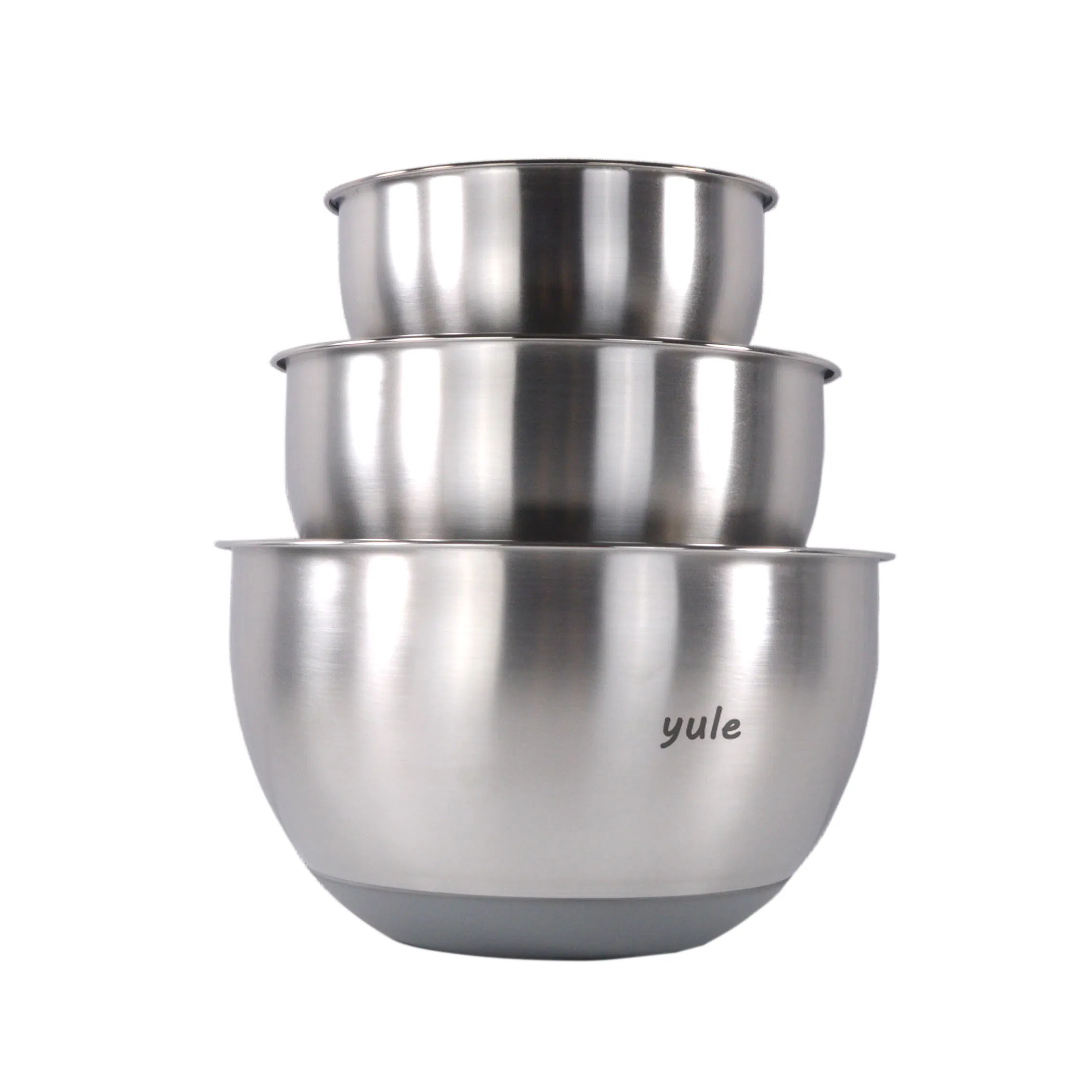 8 PCS 14cm-30cm Height Quality Baking Salad Mixing Stainless Steel Bowl Stainless Steel Mixing Bowl