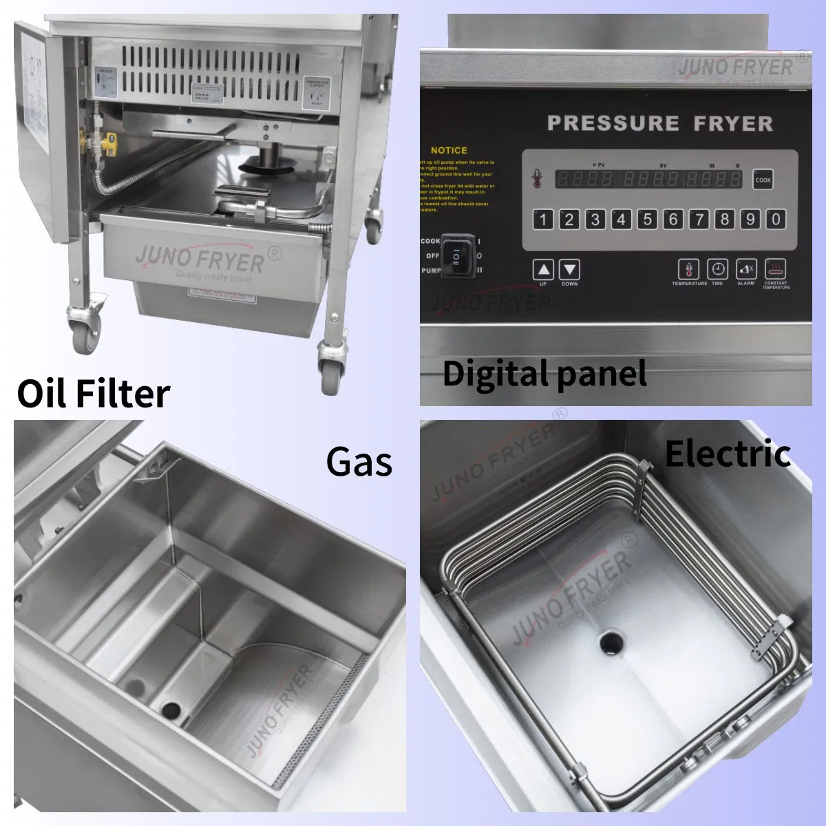 Pfe-600 Electric Gas Pressure Fryer Henny Penny Chicken Kfc Fryer