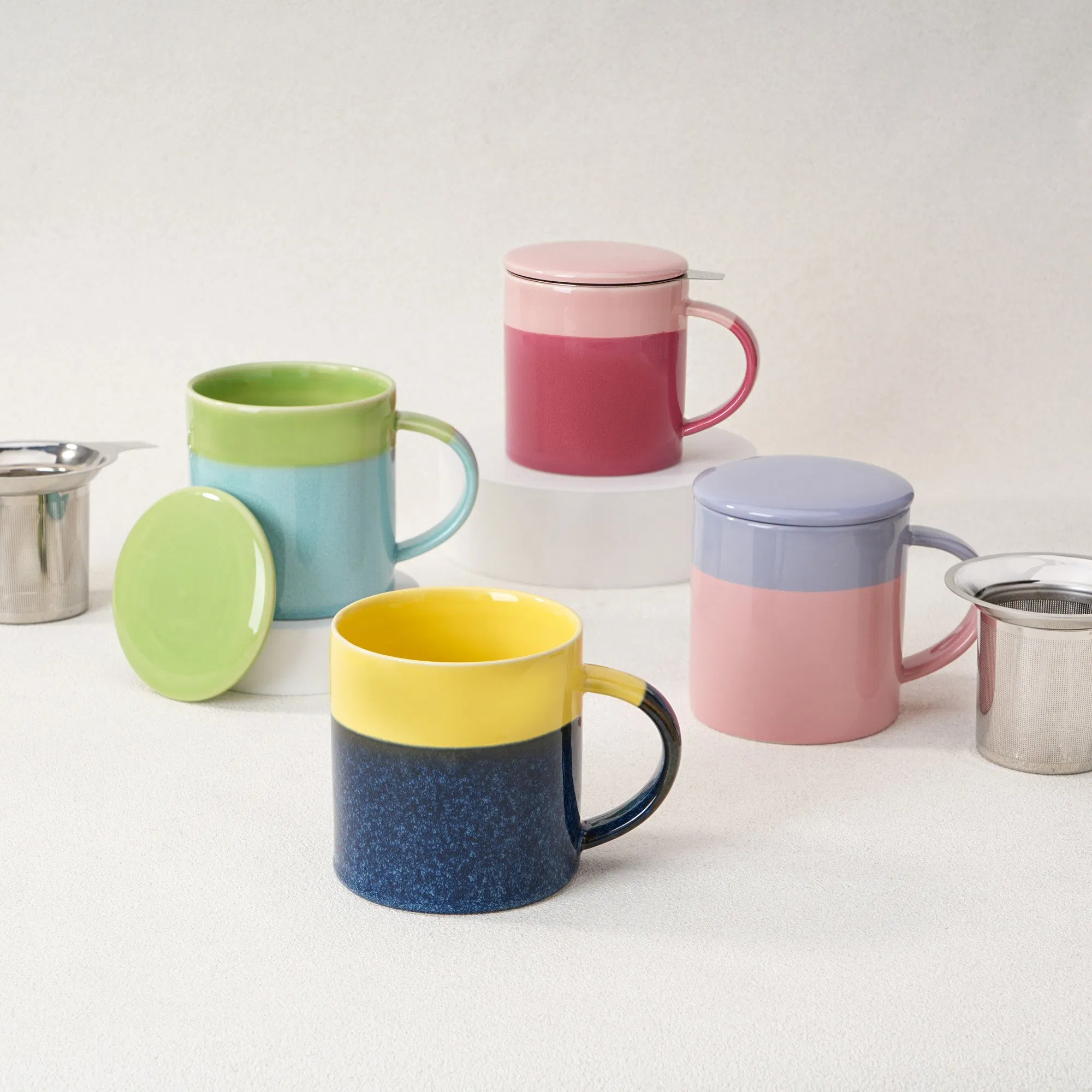 Manufacturer Custom Colorful Ceramic Dinner Tableware Porcelain Dinnerware Set for Restaurant Home