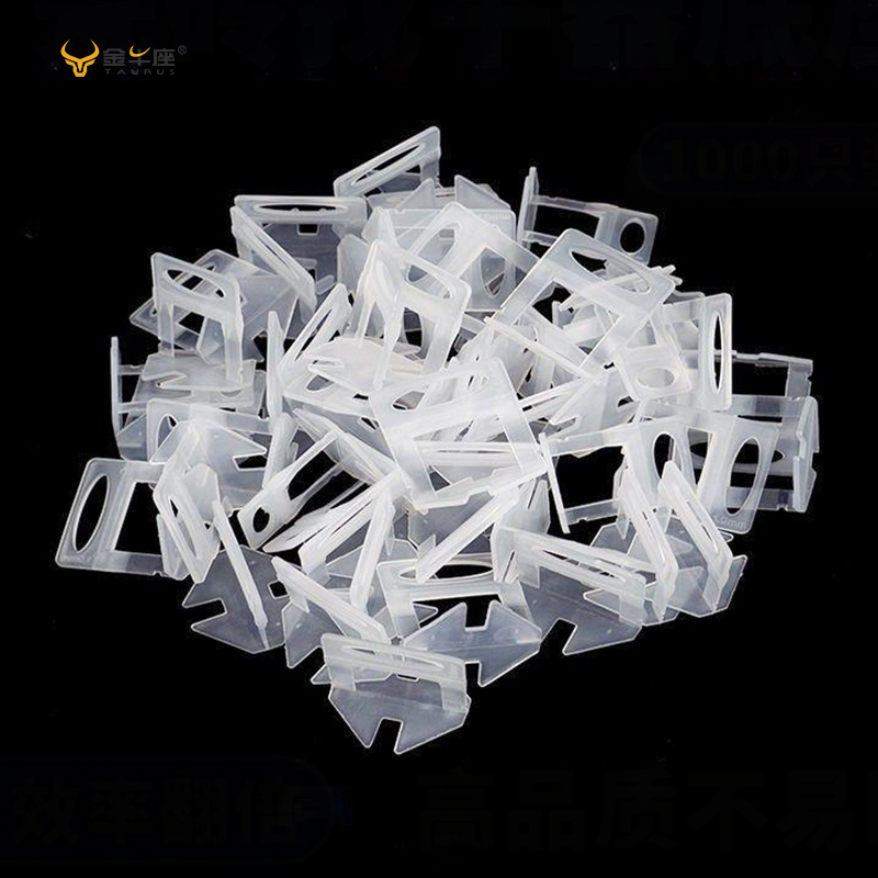 Tile Spacer Leveling System with Clips and Wedges Floor Leveling System