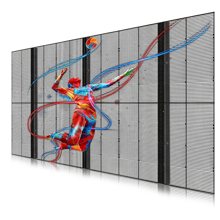 P3.9-7.8 Transparent LED Display Panel Screen for Outdoor Advertisement