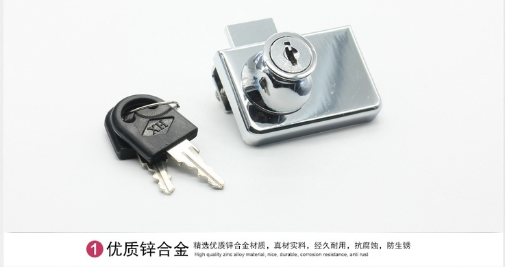 Glass Door Lock, Window Lock, Furniture Lock, Drawer Lock