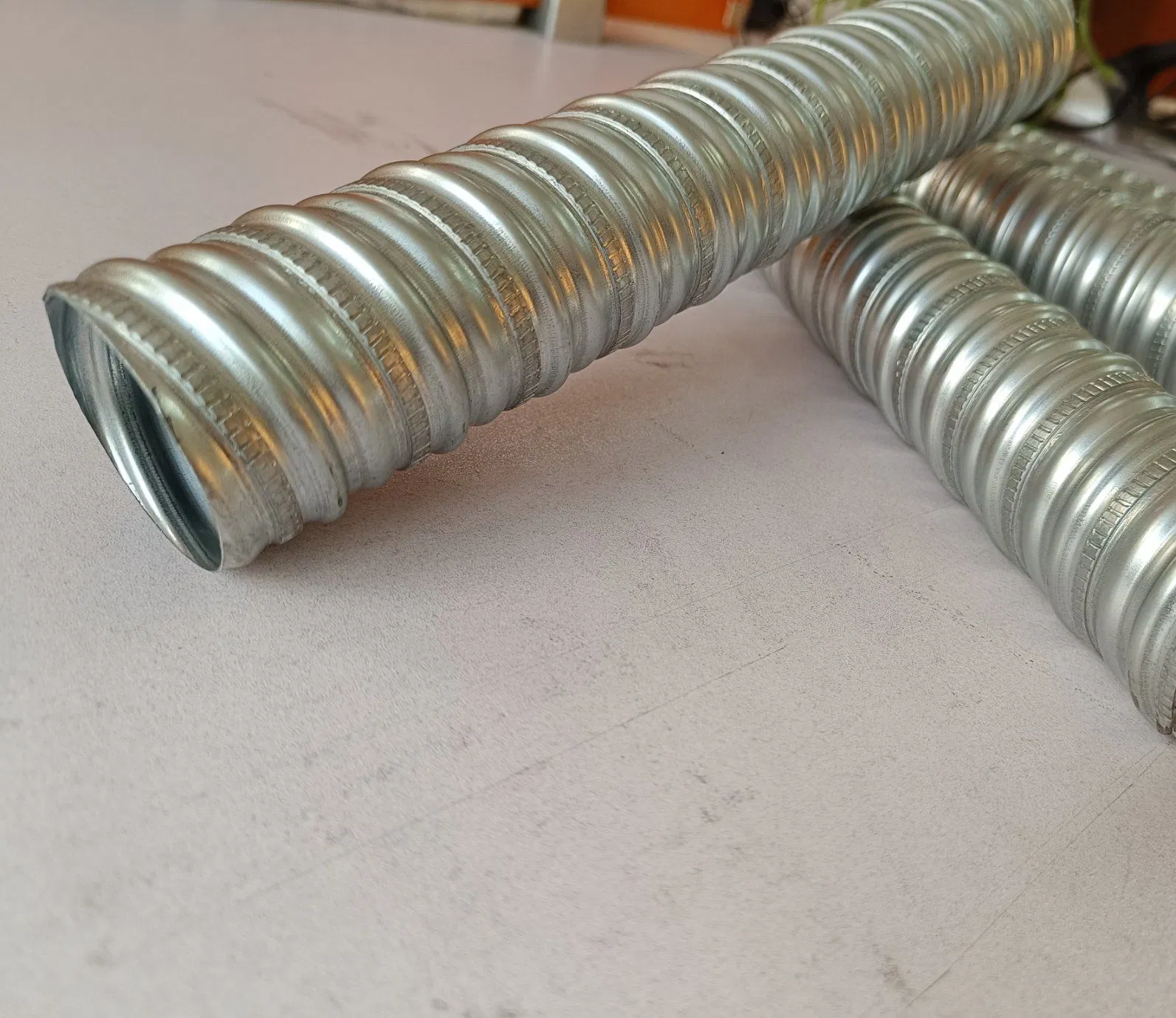 70 mm Post-Tensioning Duct Building Embedded Metal Large Diameter Concrete Bellows Pipe