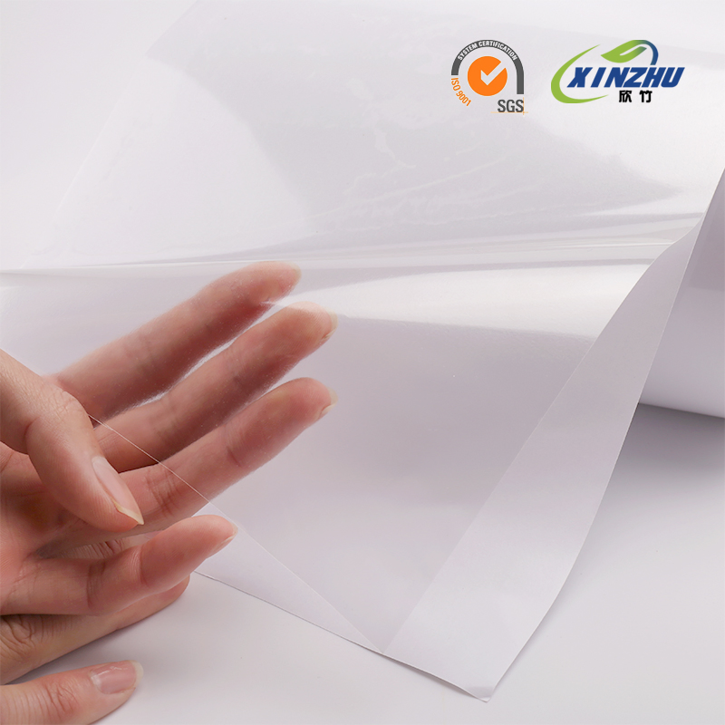 Special Materials for Small Caliber Transparent Pet Paper Labels Raw Materials