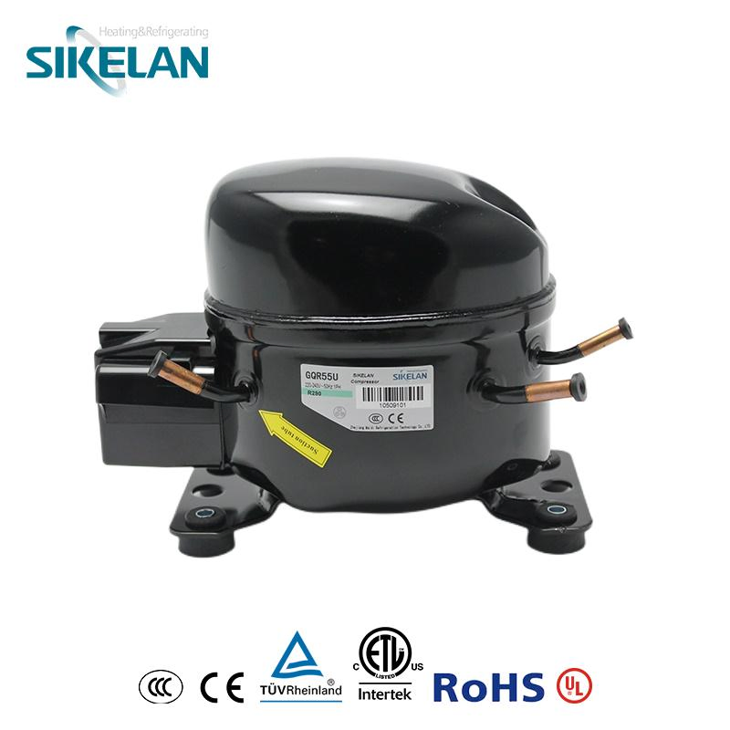 R290 Refrigerant L/Mbp AC Refrigeration Part Piston Compressor for Dehumidifier/Cooler/Freezer