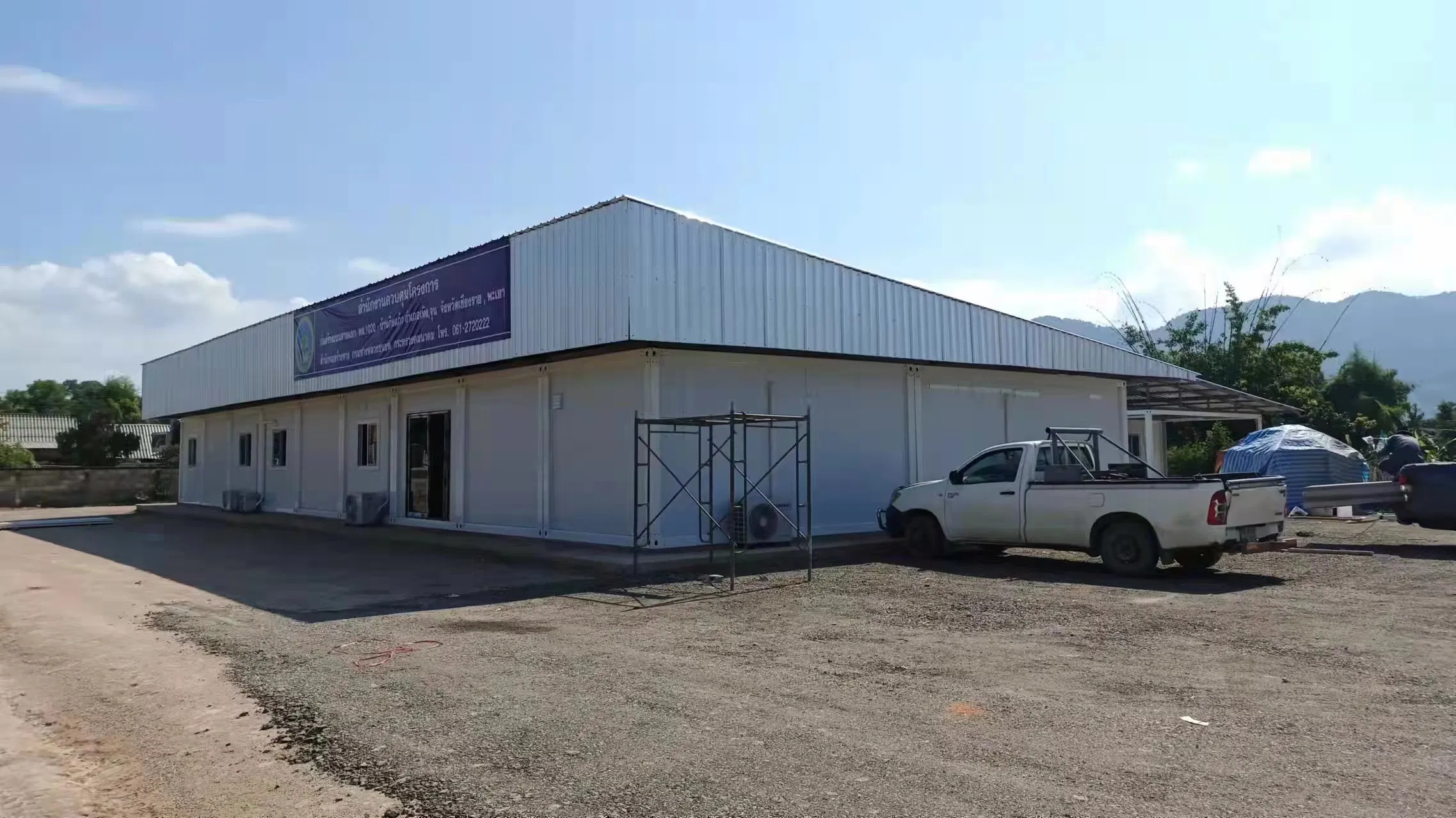 Modular Prefabricated Movable Flatpack Quick Built Metal 20FT Container House Workers Dormitory