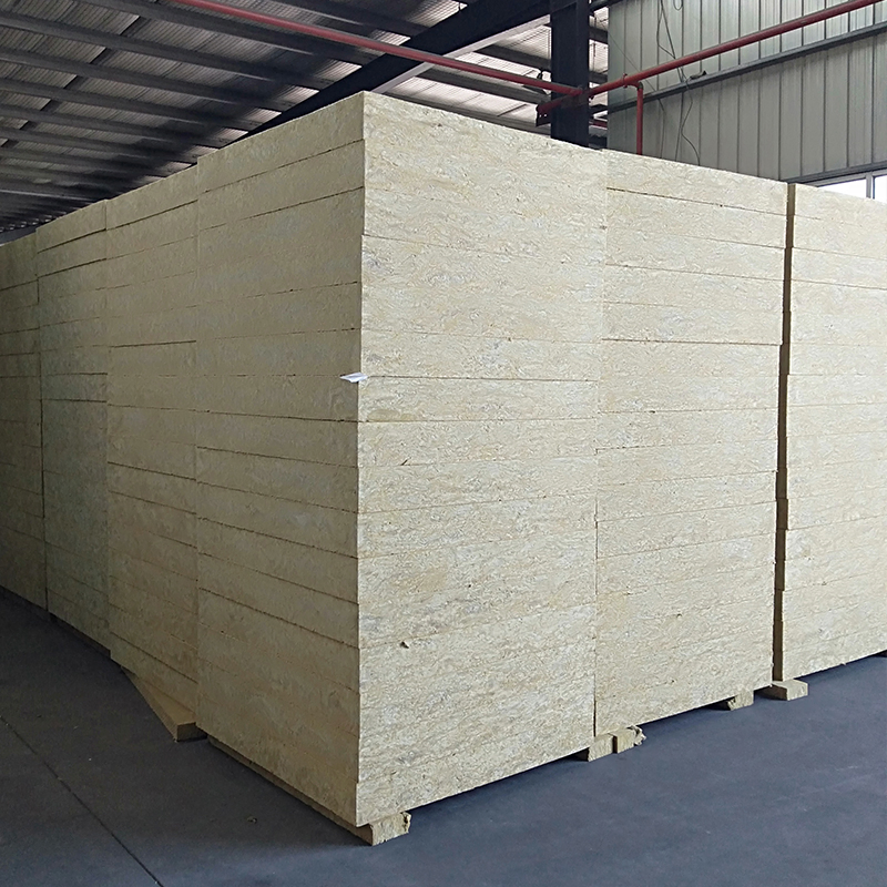 Rock Wool Board for Acoustic and Thermal Insulation Fireproof Building Material