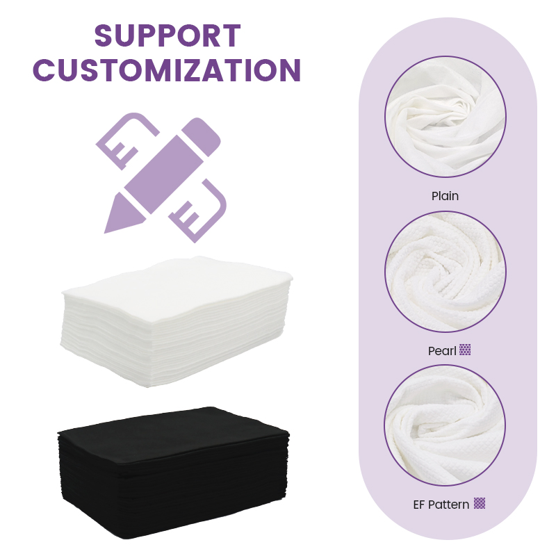Organic & Biodegradable Hygienic Use Single Use Soft Disposable Barber Towels for Facial & Beauty Salon Bulk Pack