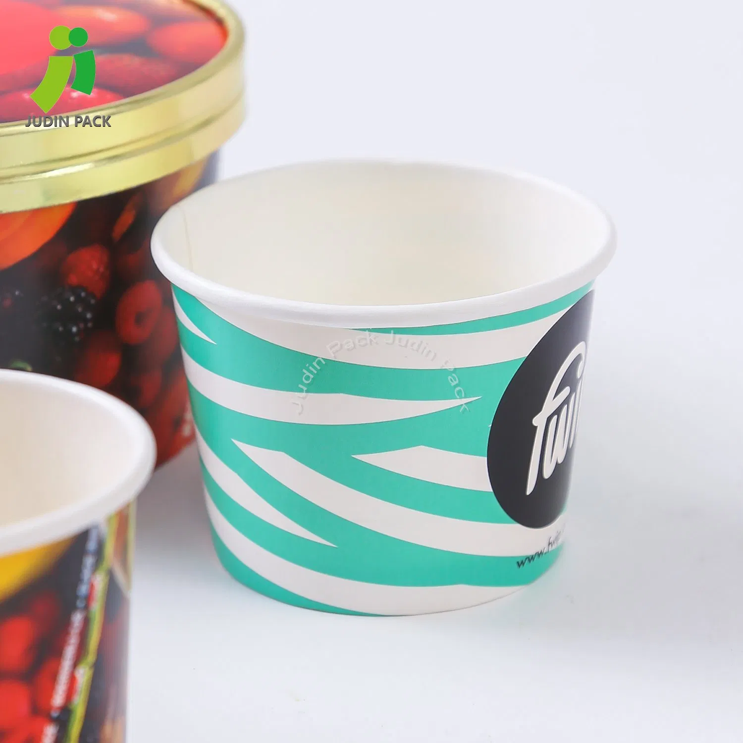 Takeaway Ice Cream Disposable Cup with Lid