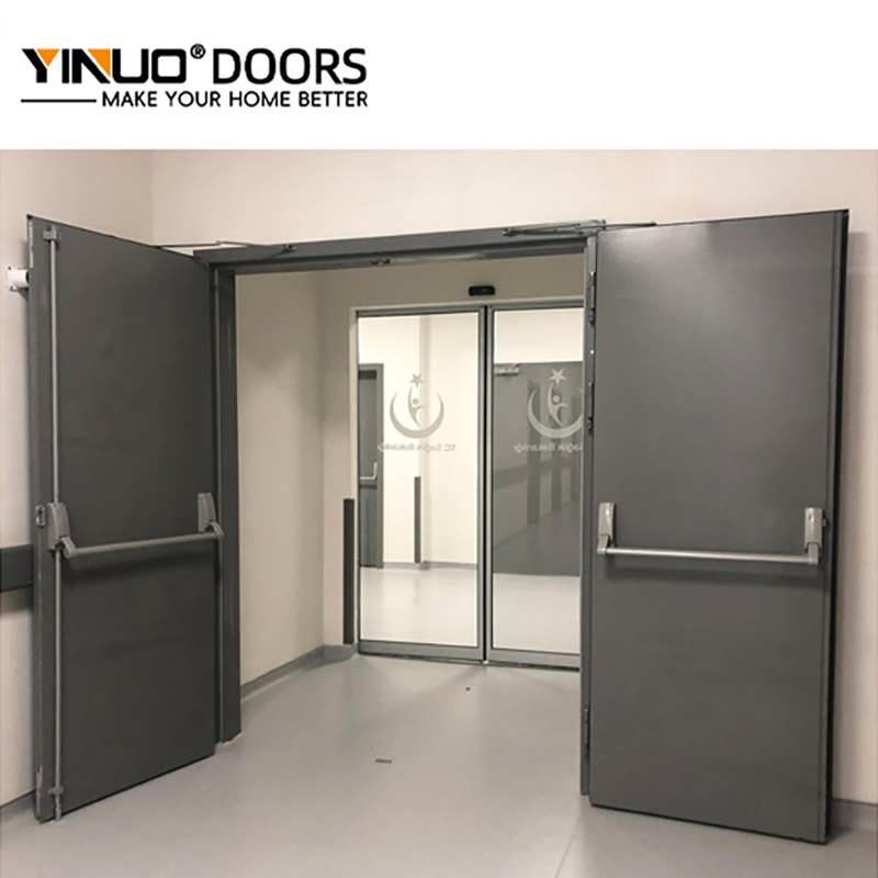 Bulk UL 90 Min Security Fire Doors - 1.0mm Panel Perlite Filled Panic Bar Included