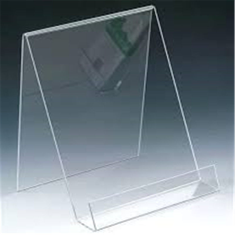 Acrylic Display Stand Desktop Storage Rack Magazine Sign Holder