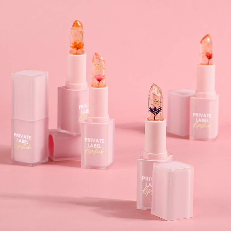 2024 New Color-Changing Flower Lipstick Vegan Makeup