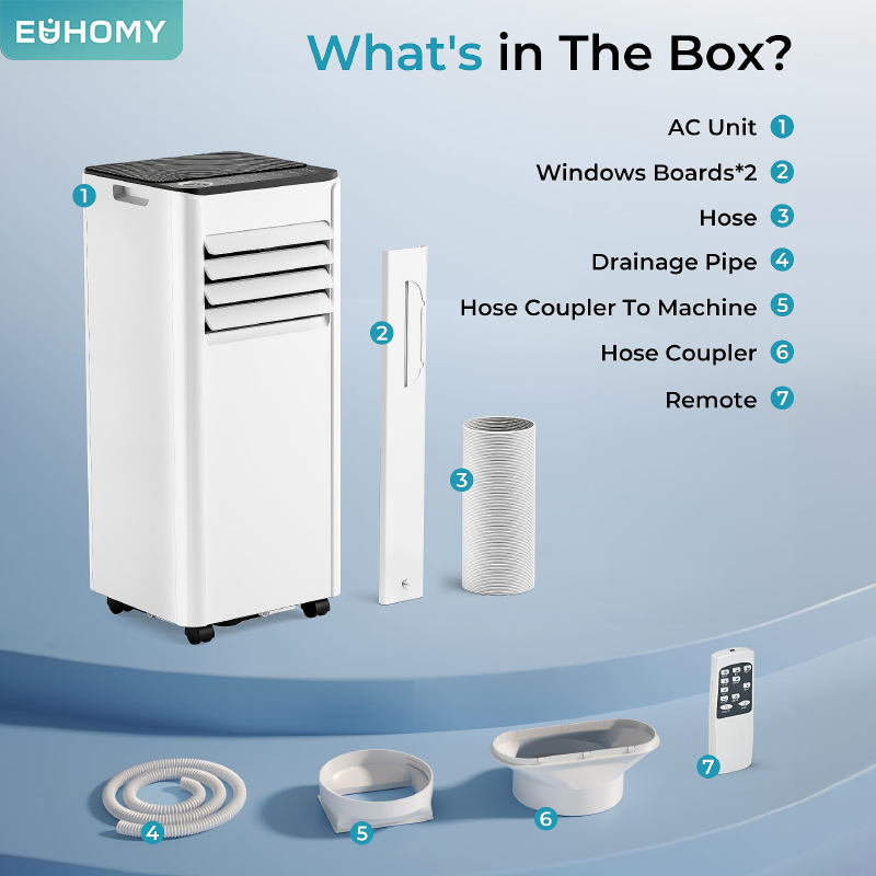 Кондиционер напольный Euhomy 10000 BTU с пультом ДУ