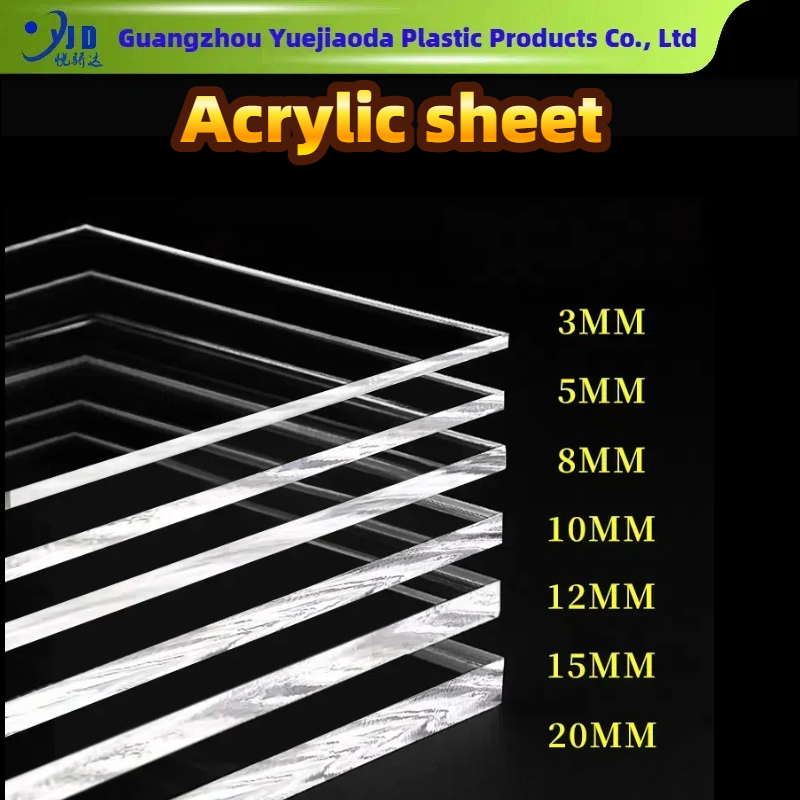 Plastic Glass Plate, Plexiglass, Colored Transparent Cast Acrylic Plate