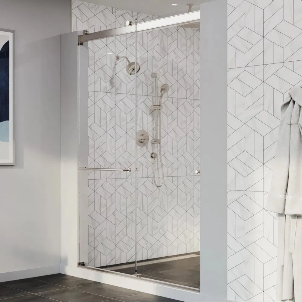 Idl Modern Waterproof Sliding Shower Enclosure with Customizd Stainless Steel Hardware