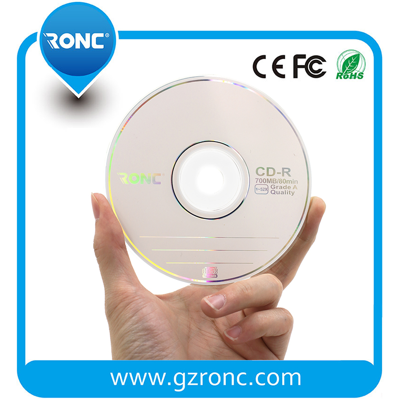 Чистые CD-R диски 700МБ 50 шт. с печатным слоем