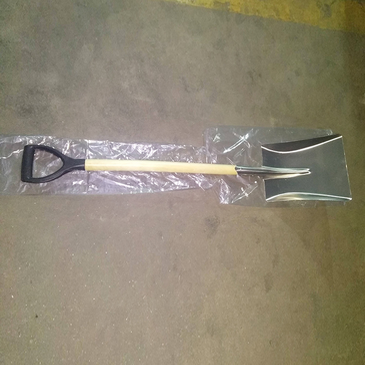 Agricultural Construction Spade Wooden Handle Large Square Aluminum Shovel