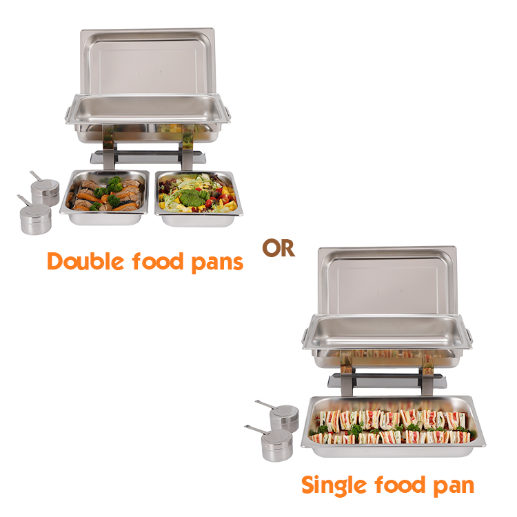 Xiangsheng 8L Stainless Steel Chafing Dish Buffet Food Warmer for Hotel