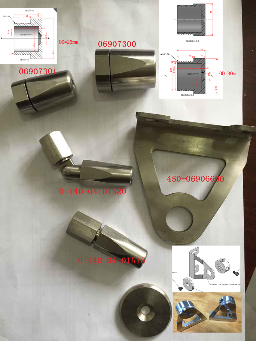 Aluminium Metal Stainless Steel Alloy Steel Iron Plastic OEM Customize Hardware
