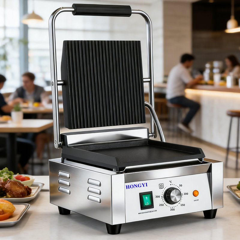 Commercial Panini Grill High Temperature for Grill Shop