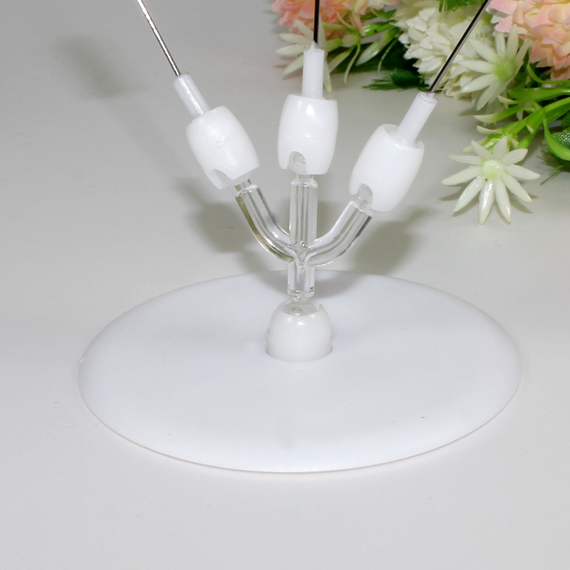 Supermarket Multi Spring Round Base Plastic Label Holder Clip