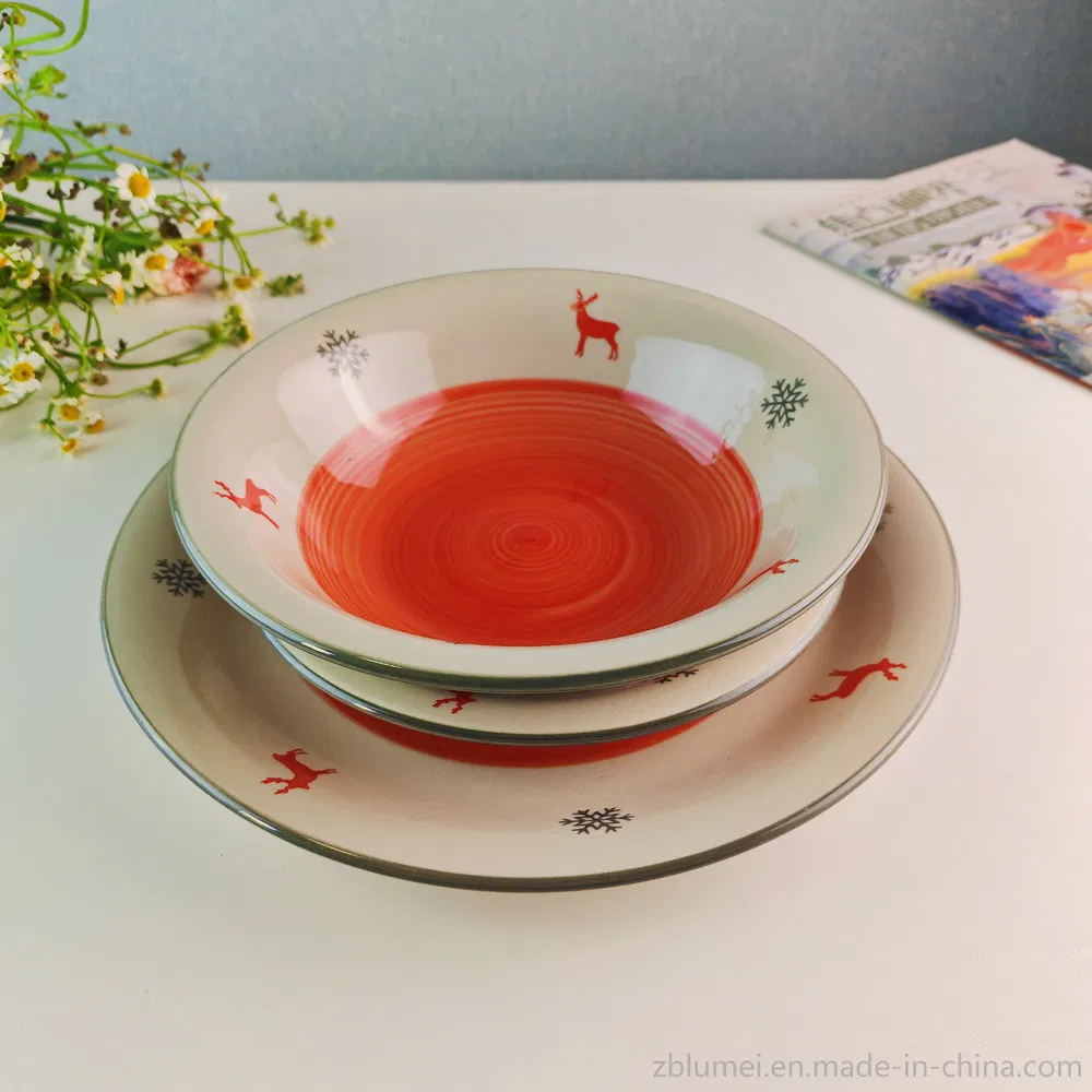 Hand-Painted Porcelain/ Ceramic/ Stoneware Food Serving/Table Dining Tableware Dinnerware Chinaware Serving Trays