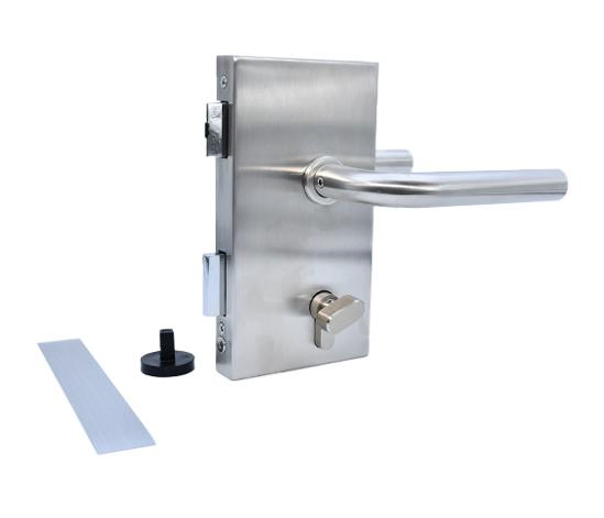 Office Furniture Stainless Steel Office Glass Door Lock for Zinc Alloy Key Lock Lever Home Door Locks Security