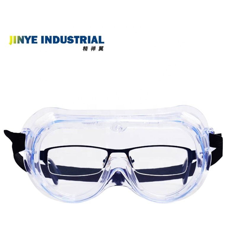 Protective Anti-Fog Safety Goggles with Wide-Vision, Extra Soft, Adjustable & Lightweight, Clear