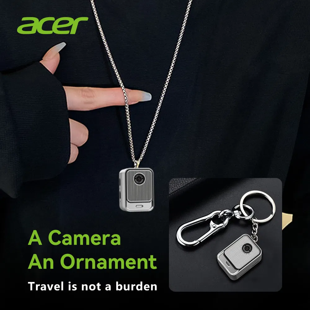 Portable 1080P Mini Digital Video Camera Retro with Key Chain Lanyard 0.96 Inch