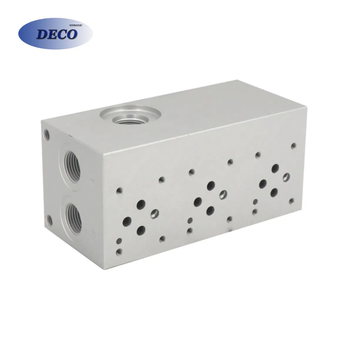 Customized Aluminum/Iron Steel Hydraulic Valve Manifold Block for Solenoid Valve Group
