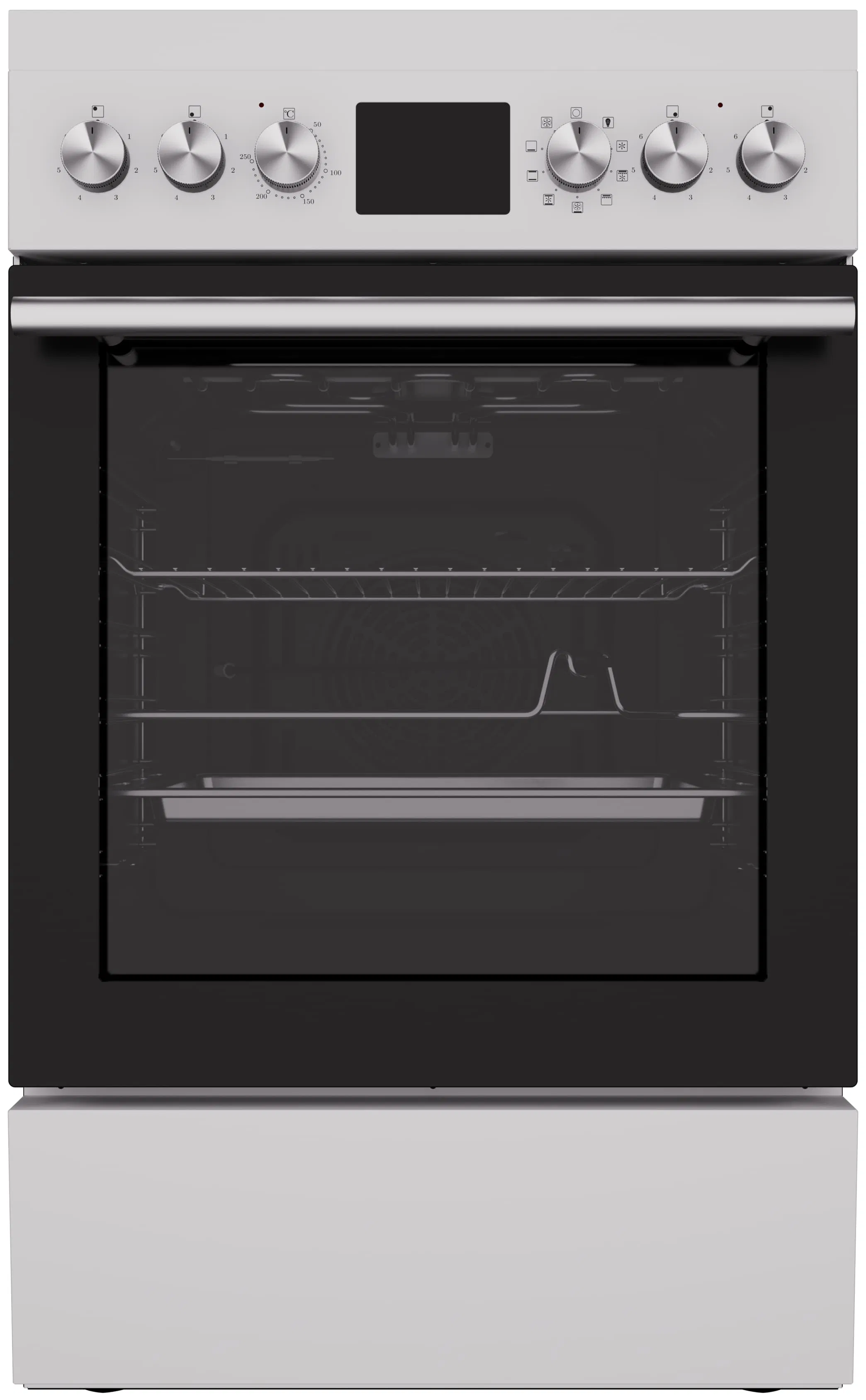 20 Inch Freestanding Electric Range with 4 Ceramic Burners and 2.3 Cu. FT. Single Oven Capacity with Mechanical Timer - White