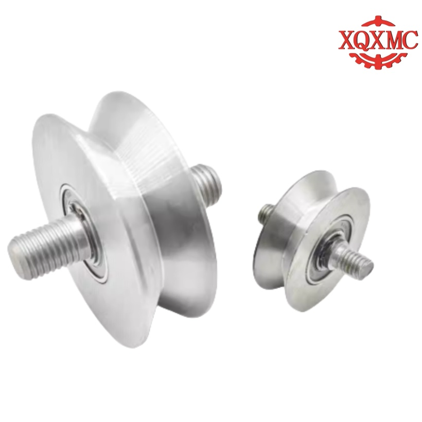 V-Shaped Casters Roll Smoothly Without Getting Stuck, Suitable for Angle Steel and I-Beam Tracks