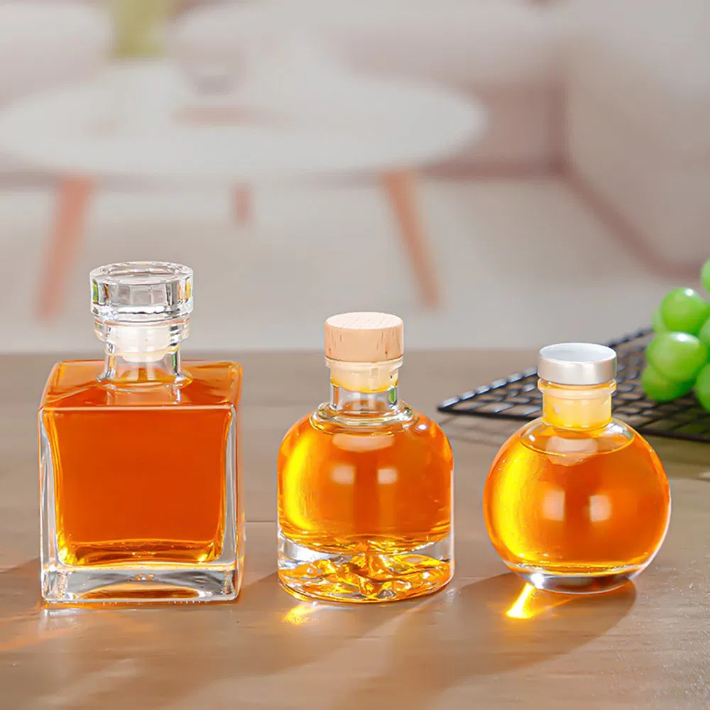 Стеклянная бутылка для вина 500 мл с пробкой