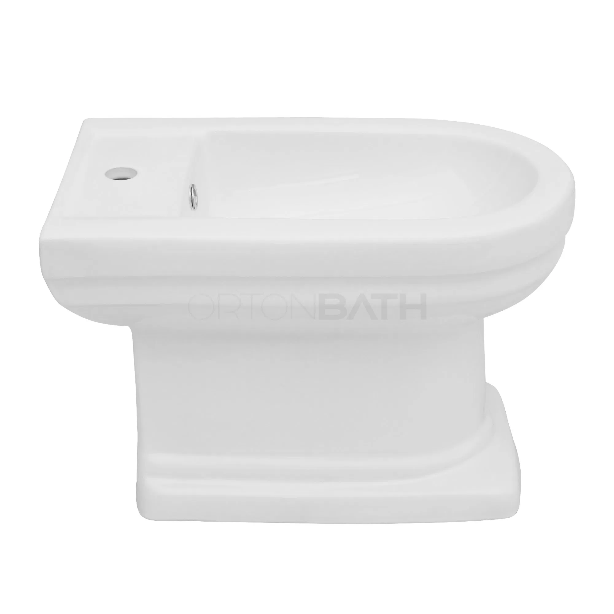 Ortonbath Floor Mounted 1 Tap Holes Toilette Bidet Hospital Elder Lady Care One Piece Ceramic Wc Toilet Bidet Special Royal Ceramic Bidet