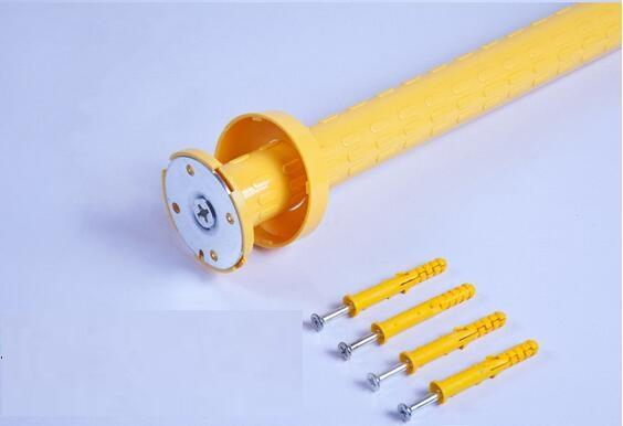 Поручень для унитаза огнеупорный, желтый/белый