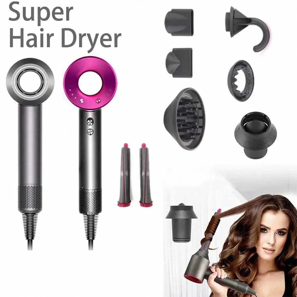 Best Quality HD08/HS05//HD16/Ht01/HD07/V15/V15s Dys Leafless Ons Hair Dryer Negative Ion High Speed Super Hairdryer Sonics