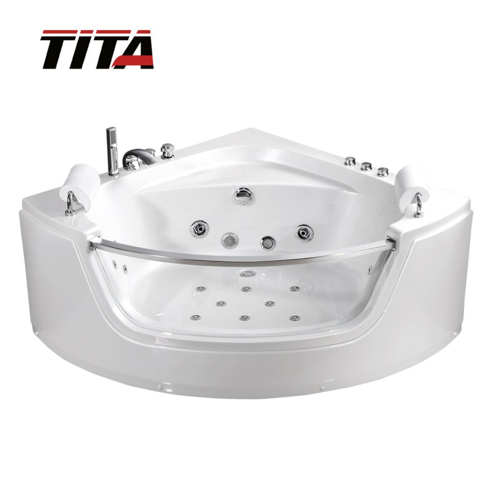 Угловая ванна TMB057 с гидромассажем