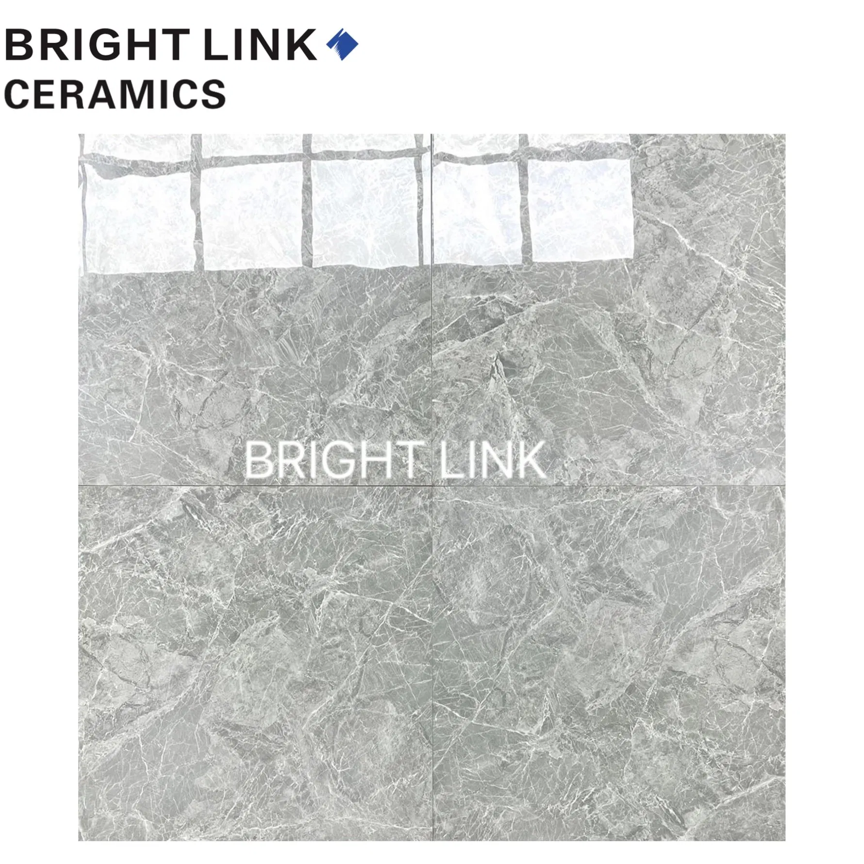 600*600mm Glazed Polished Porcelain Building Material Vitrified Ceramic Floor Tile