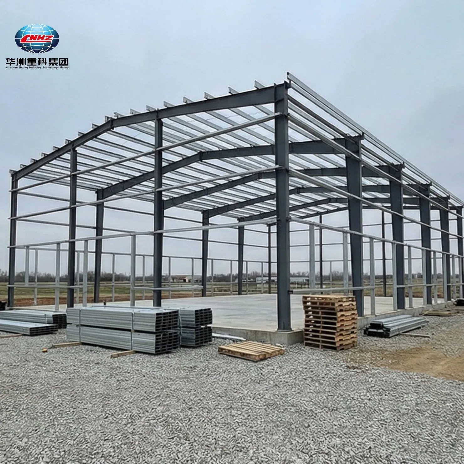 Export Large Span Light Frame Steel Structure Shed Warehouse Made in China