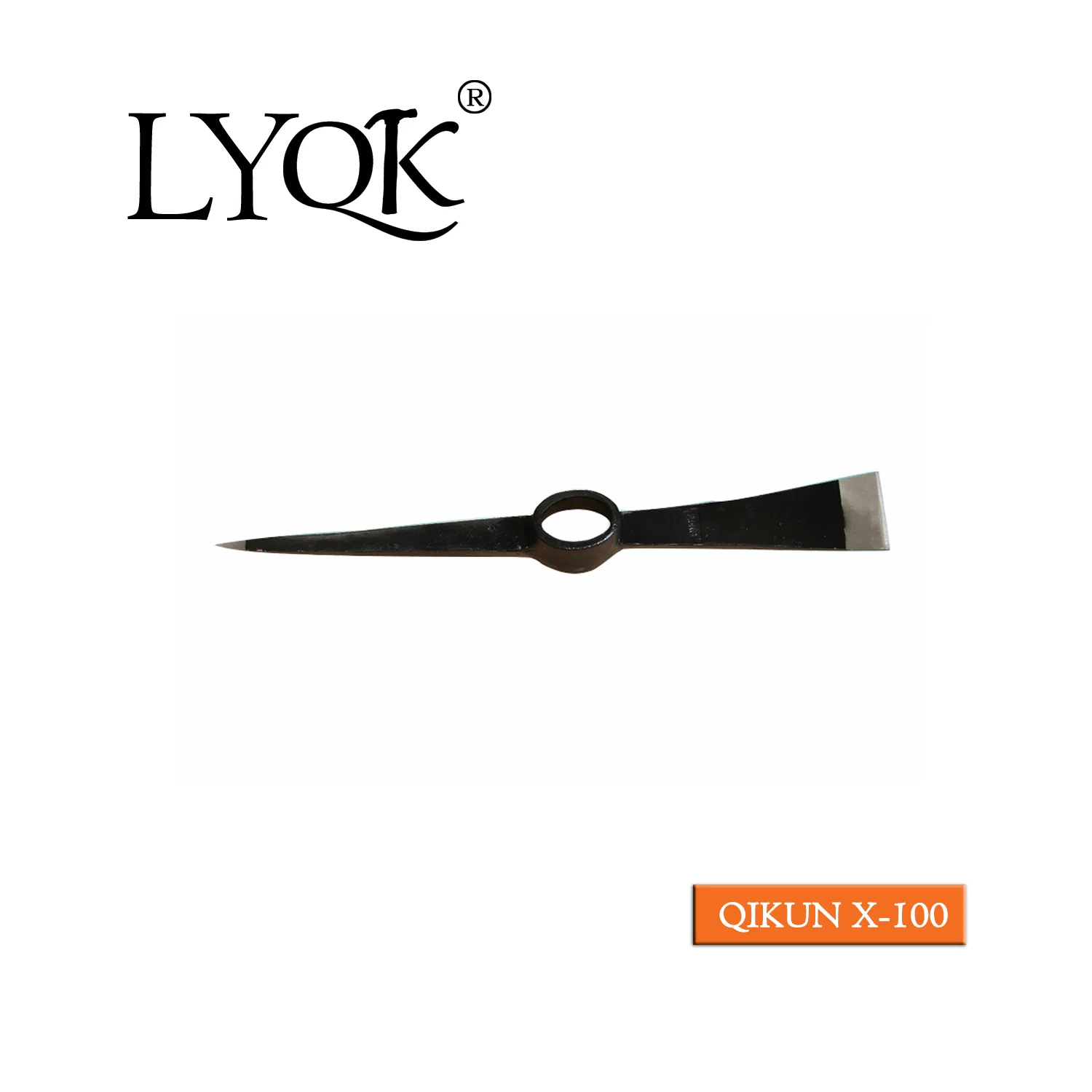 X-100 High Quality Rail Steel 65mn Agriculture Farm Garden Hardware Hand Tools Pick Head Mattock Pickaxe